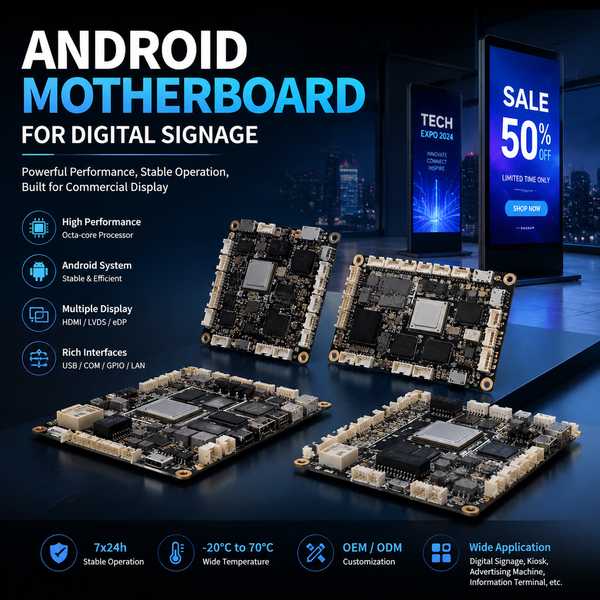 1MB L2 cache processor board: Digital Signage Android Boards by AndroidSBC Factory