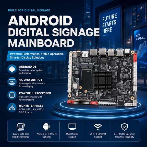 Corporate communication display: Digital Signage Android Boards by AndroidSBC Factory