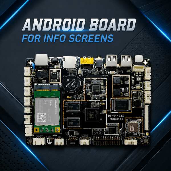 3840x2160 4K UHD display support: RK3566 Information Display Boards by AndroidSBC Factory