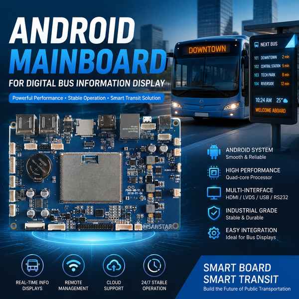 8GB RAM 64GB eMMC Information Board Supplier China | Vietnam CE/FCC/RoHS - Factory Bulk Supply