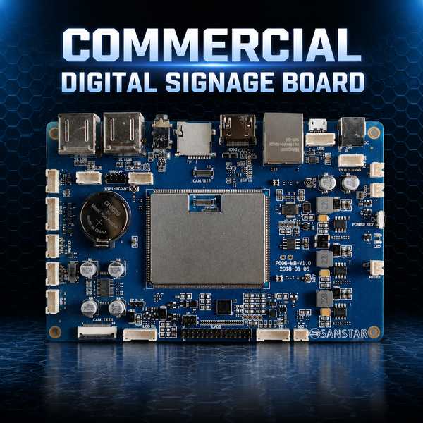 Smart light pole information board: RK3566 Information Display Boards by AndroidSBC Factory