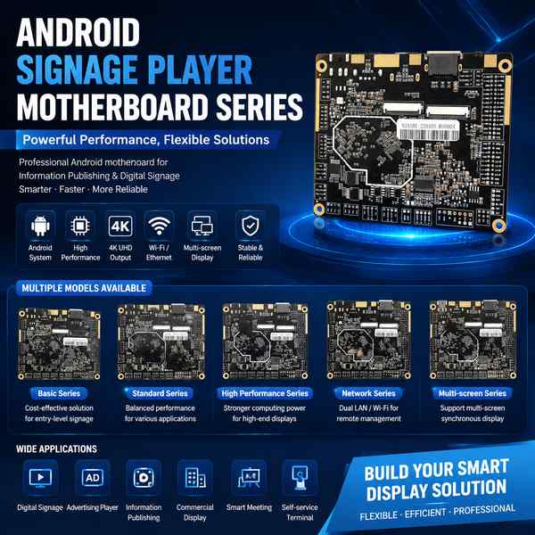 Remote monitoring signage player: Digital Signage Player Box Android Motherboards by AndroidSBC