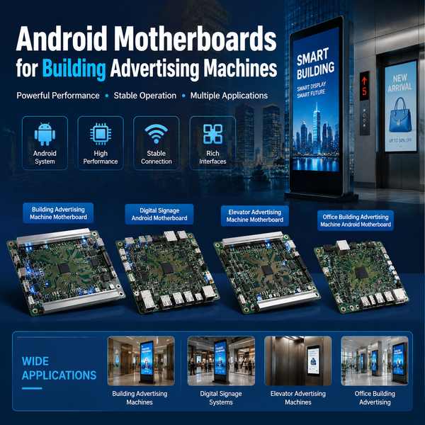 Wanlin AndroidSBC Amlogic T982 Advertising Player Board — Building Advertising Android Motherboard Manufacturing Excellence 1U rackmount signage player