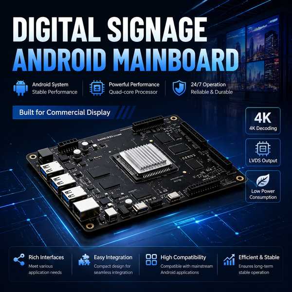 Pre-installed app wall mount signage board for Ghana: Premium Quality by AndroidSBC China Factory
