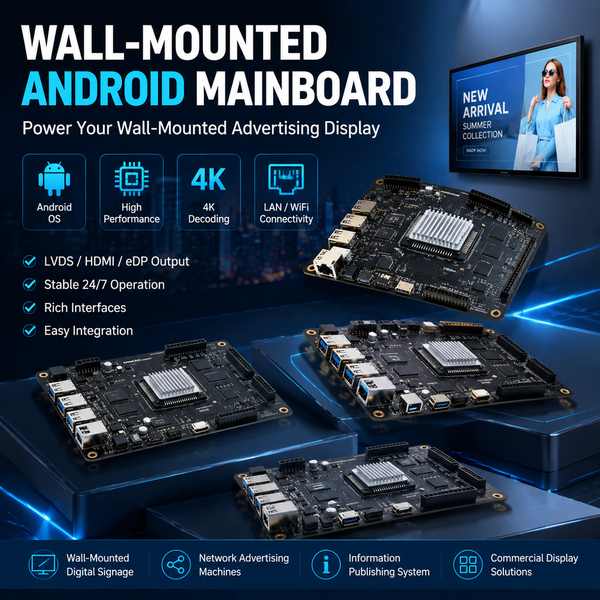 ASBC-3568W Wall Mount Advertising Android Motherboard for Naples