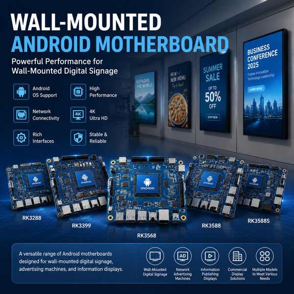 Wall mount waiting area digital signage for Slovenia: Premium Quality by AndroidSBC China Factory