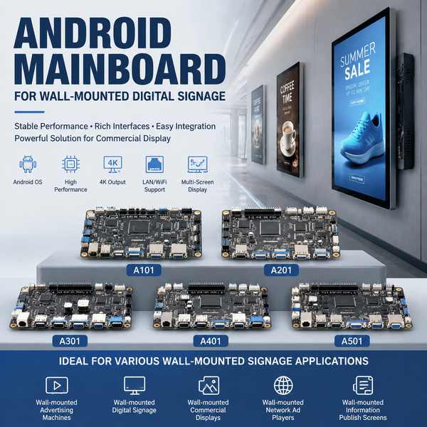 Affordable wall mount digital signage board for Norway: Premium Quality by AndroidSBC China Factory