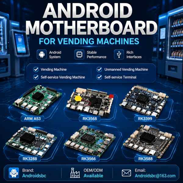 Best Food Vending Machine Motherboard Manufacturer | India Export - CE Certified AndroidSBC