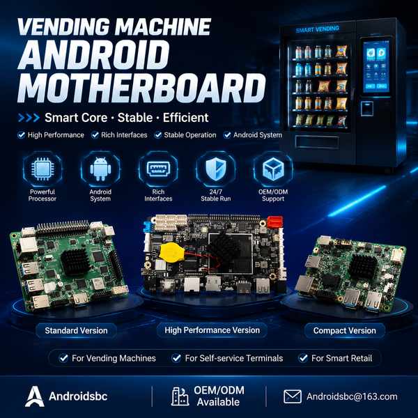 Vending board third-party app support for Slovenia: Premium Quality by AndroidSBC China Factory