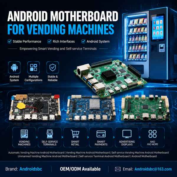 ASBC-3568V Vending Machine Android Motherboard for Naples