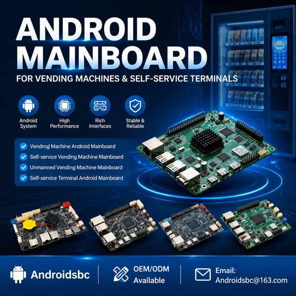 Best IoT Connected Vending Machine Board Manufacturer | France Export - CE Certified AndroidSBC