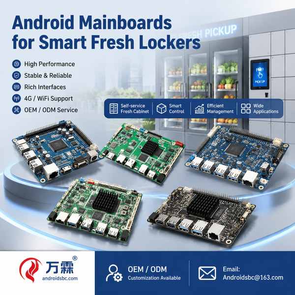 Best 4K Locker Display Motherboard Manufacturer | France Export - CE Certified AndroidSBC