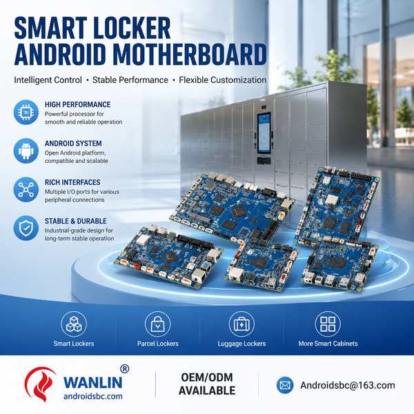 Best QR Code RFID Access Locker Board Manufacturer | Sao Paulo, Brazil - CE FCC AndroidSBC