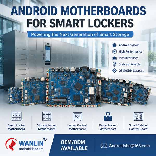 ASBC-3568C Smart Storage Locker Android Motherboard for Naples