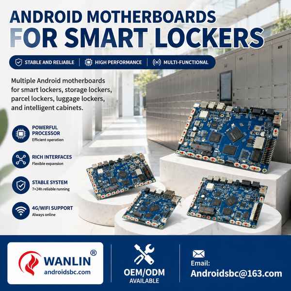 ASBC-3568C Smart Storage Locker Android Motherboard for Naples