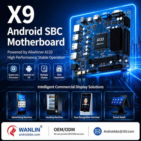 ASBC-X9K X9 Allwinner A133 Commercial Display Motherboard for New York