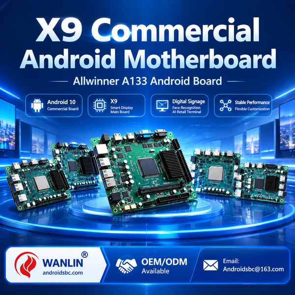 Industry 4.0 display board for Vietnam: A133-Powered X9 Board by AndroidSBC China Factory
