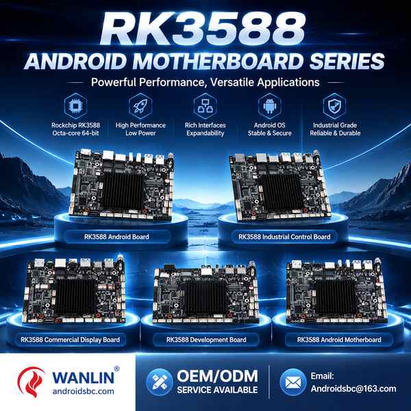 AndroidSBC ASBC-RK400 RK3588 Android Motherboard — 4GB LPDDR4, 32GB eMMC 5.1, Factory Direct ASBC-RK400 RK3588 edge AI computing board RK3588 Android Motherboard for New York