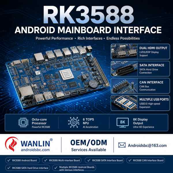 ASBC-IO900 RK3588 flagship NAS storage board RK3588 Android Motherboard for New York