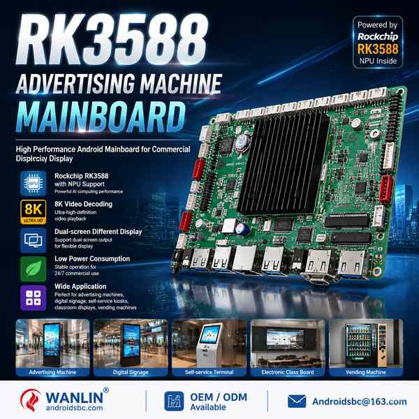 Best RK3588 DOOH Advertising Board Manufacturer | New Delhi, India - CE FCC AndroidSBC