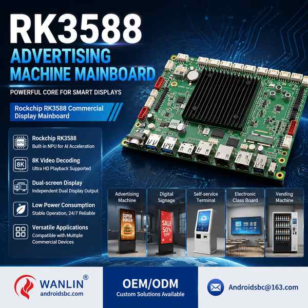 Best RK3588 Google EDLA Advertising Board Manufacturer | Seoul, South Korea - CE FCC AndroidSBC