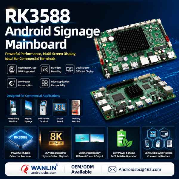 Best RK3588 Google EDLA Advertising Board Manufacturer | New Delhi, India - CE FCC AndroidSBC
