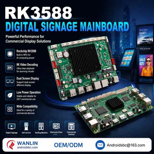 RK3588 transit advertising display board for Algeria Buyers: RK3588 Advertising Board Export by Andr