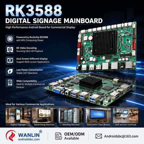 RK3588 Android signage BSP support for Australia Buyers: RK3588 Advertising Board Export by Androids