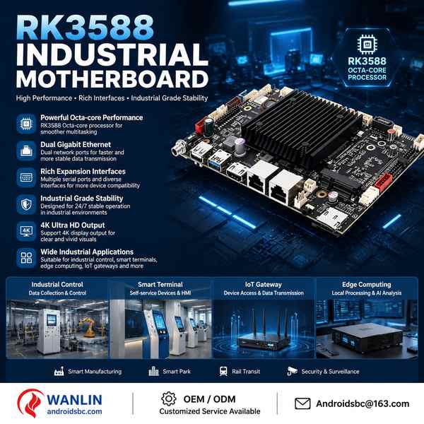 AIB-500 RK3588 AI Machine Vision Board — 8GB LPDDR4X + 64GB eMMC, Factory Direct RK3588 Core Board for Phoenix, United States