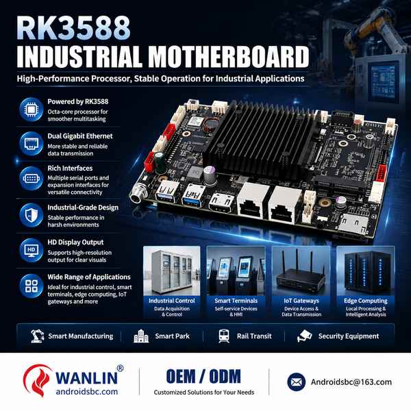 RK3588 320-pin B2B connector for South Africa Buyers: RK3588 Industrial Motherboard Export by Androi