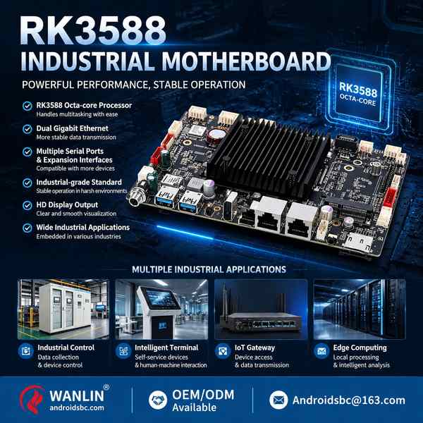 RK3588 face recognition terminal board for Indonesia Buyers: RK3588 Industrial Motherboard Export by