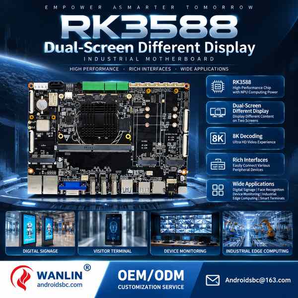 RK3588 dual display digital signage building directory for Ireland Buyers: RK3588 Dual Display Board