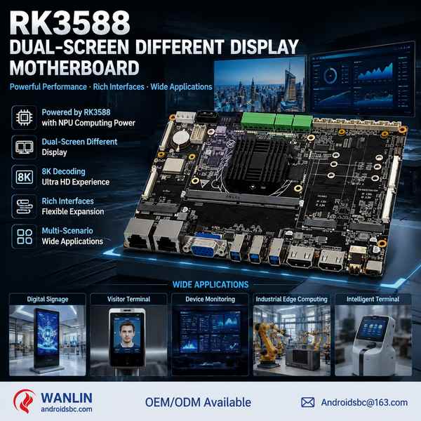 RK3588 dual display digital menu board for Turkey Buyers: RK3588 Dual Display Board Export by Androi