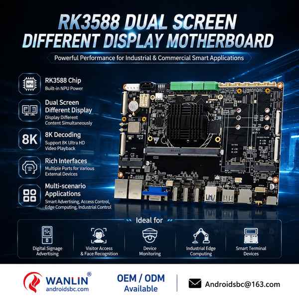 Best RK3588 Multi-Screen LED Wall Control Board Manufacturer | Mumbai, India - CE FCC AndroidSBC
