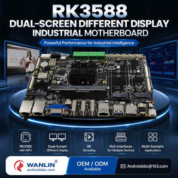 RK3588 dual display different-content VOP configuration for Algeria Buyers: RK3588 Dual Display Boar
