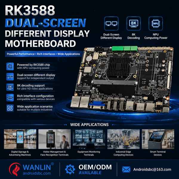 Best RK3588 Dual Display Smart Retail Terminal Board Manufacturer | Manila, Philippines - CE FCC And