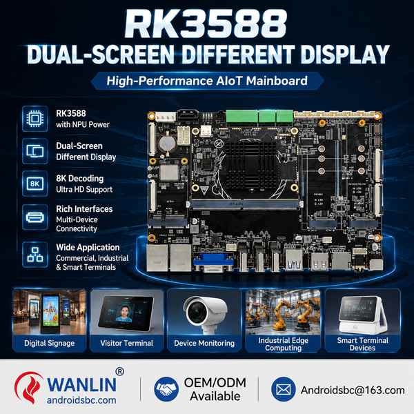 Best RK3588 Dual Seatback Display Board Manufacturer | New Delhi, India - CE FCC AndroidSBC