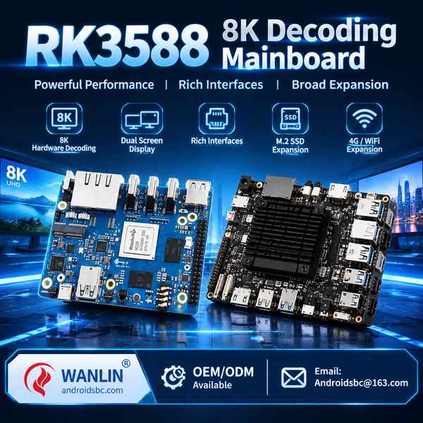 RK3588 one chip seven screens cockpit for Hungary Buyers: RK3588 8K Decoder Board Export by Androids