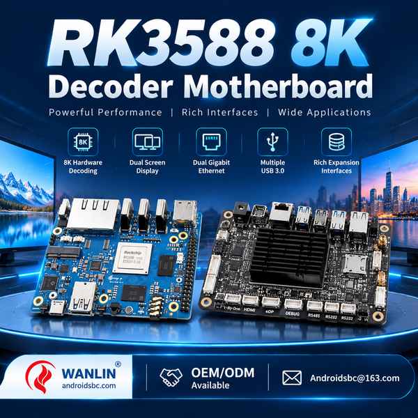 RK3588 Rs232 Serial Port 8K Board for New York, USA
