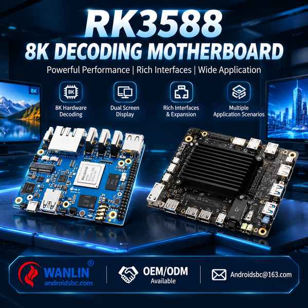 RK3588 8K video capture card motherboard for Saudi Arabia Buyers: RK3588 8K Decoder Board Export by 