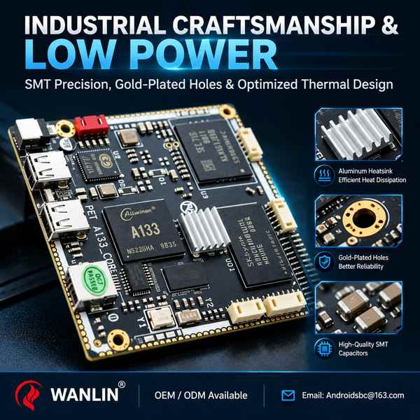 WFA133-09 Allwinner A133 media player box and TV box board Allwinner A133 Board for Houston
