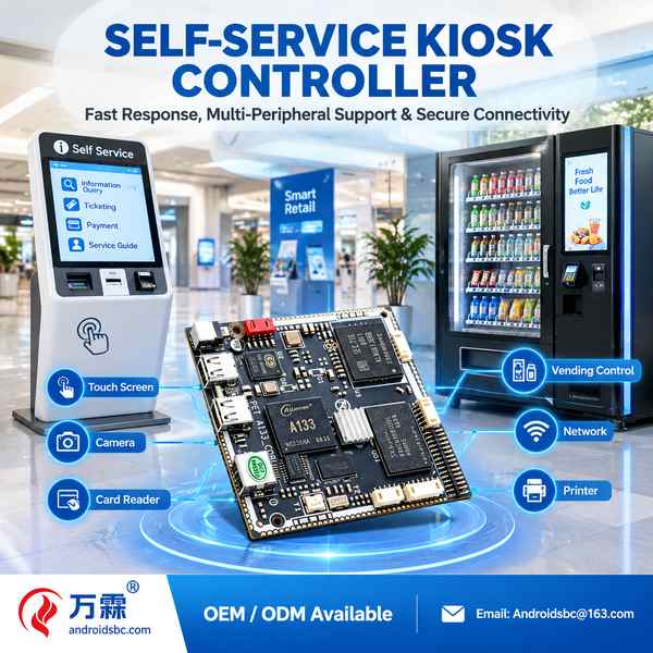 Allwinner A133 network advertising board for Kenya Buyers: Allwinner A133 Board Export by Wanlin Chi
