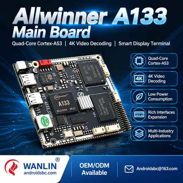 Allwinner A133 POS terminal board for South Africa Buyers: Allwinner A133 Board Export by Wanlin Chi