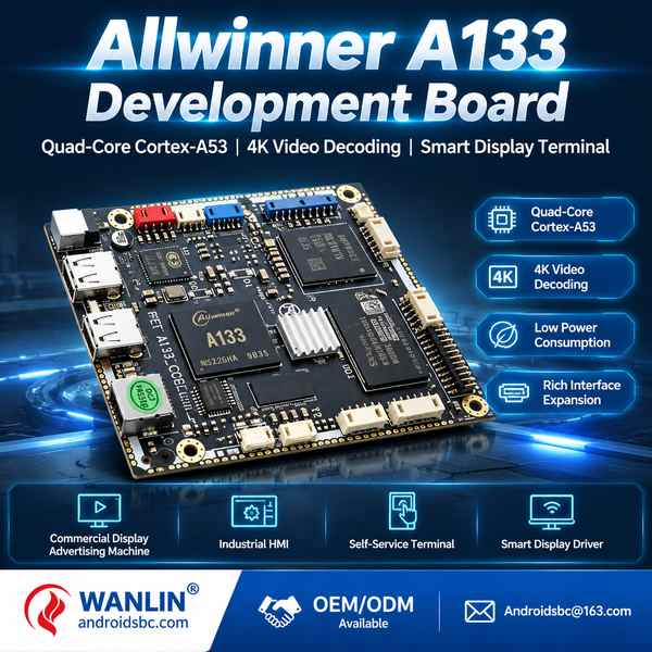Allwinner A133 digital signage board for USA Manufacturer Buyers: Allwinner A133 Board Export by Wan