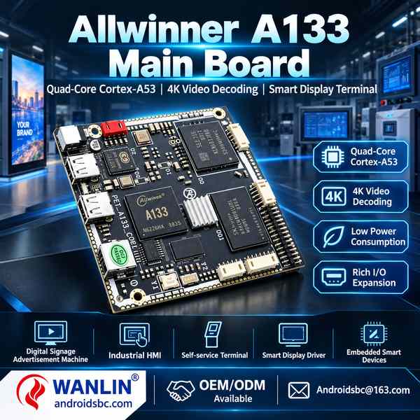 Best Allwinner A133 Digital Signage Board Manufacturer | New York, United States - CE FCC AndroidSBC