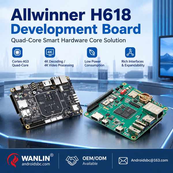 Allwinner H618 4K advertising player for Argentina Buyers: Allwinner H618 Board Export by Wanlin Chi
