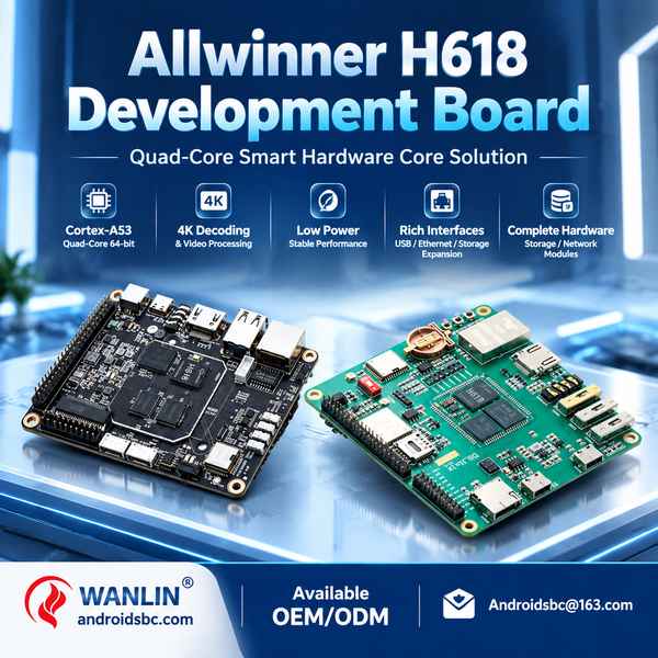 Allwinner H618 elevator advertising display for Denmark Buyers: Allwinner H618 Board Export by Wanli