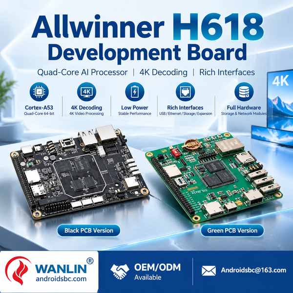 Allwinner H618 interactive advertising machine for France Buyers: Allwinner H618 Board Export by Wan