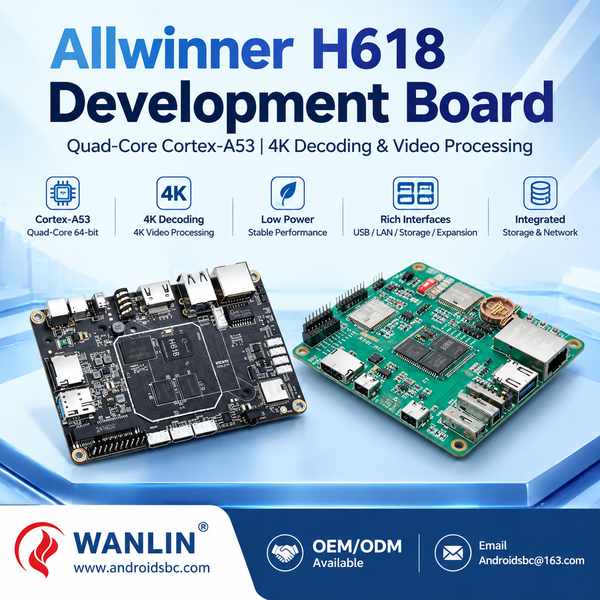 Allwinner H618 Android TV dongle for Turkey Buyers: Allwinner H618 Board Export by Wanlin China Fact