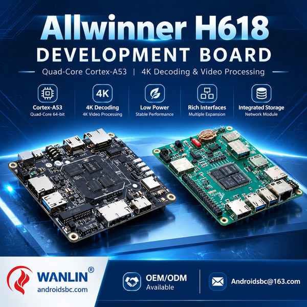 Allwinner H618 wall-mounted advertising player for Thailand Buyers: Allwinner H618 Board Export by W
